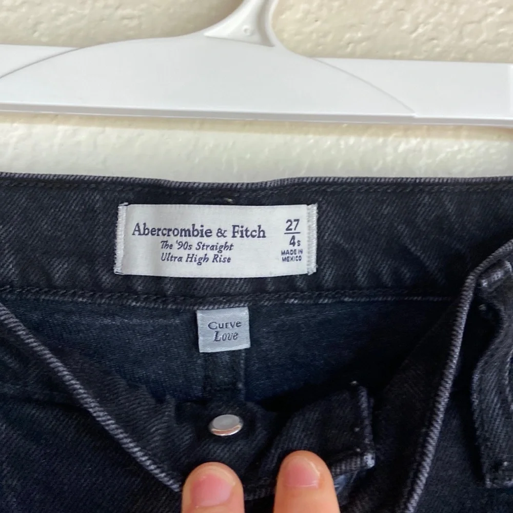 abercrombie curve love 90s straight jeans - Picture 2 of 5